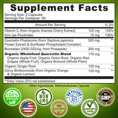 Manufactured in the USA in cGMP-certified facilities