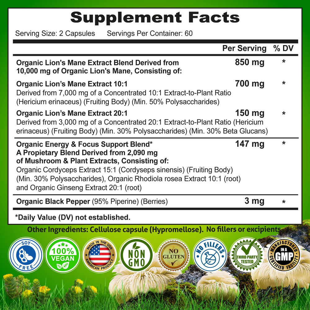Made in USA with cGMP quality control