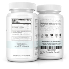 Made in the USA label for Cistanche Tubulosa capsules