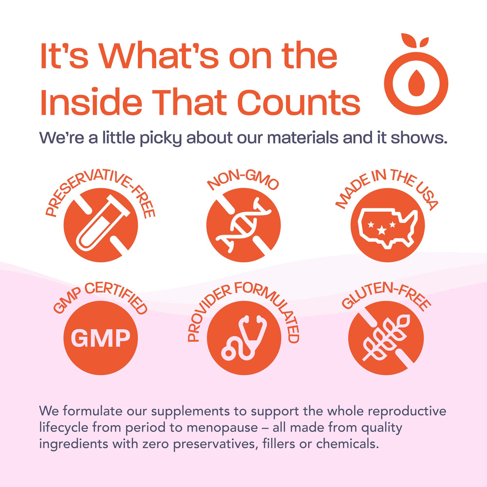 Label indicating Made in USA in a GMP-certified facility