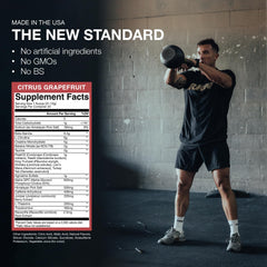 Made in USA label on RAW Nutrition packaging