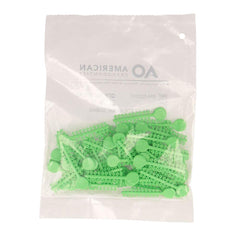 Made in USA label on American Orthodontics ligatures