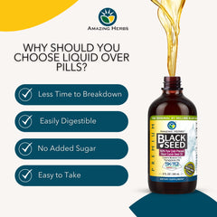 Made in the USA quality and manufacturing of Amazing Herbs Black Seed Oil