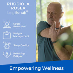 Made in USA Rhodiola Rosea supplement packaging