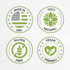 Made in USA seal on product packaging