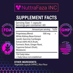 Pills manufactured in a USA facility with quality controls