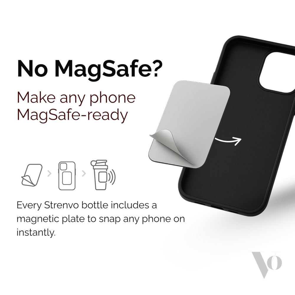 Hidden card holder inside shaker bottle