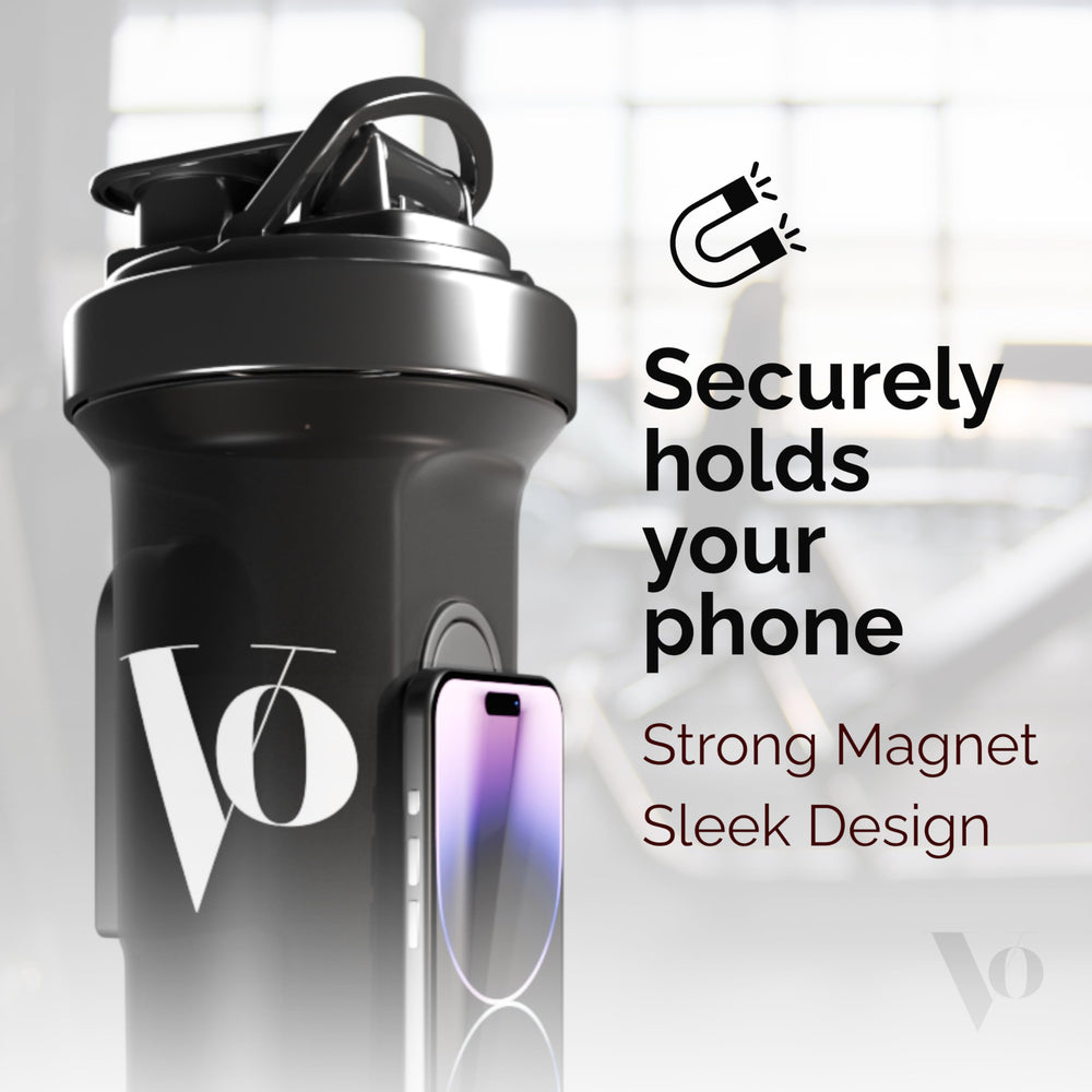 Built-in mesh insert for smooth shakes