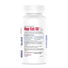 Box and bottle of Mag-Tab SR 100-count packaging