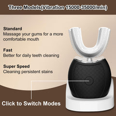 Wireless charging dock included with Magentak toothbrush