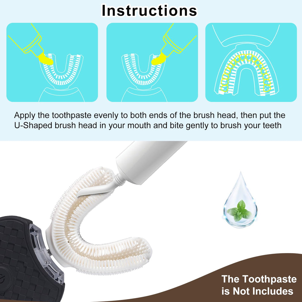 Magentak toothbrush travel kit and accessories in black