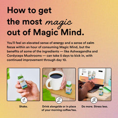 Product packaging box and 30-pack display for Magic Mind