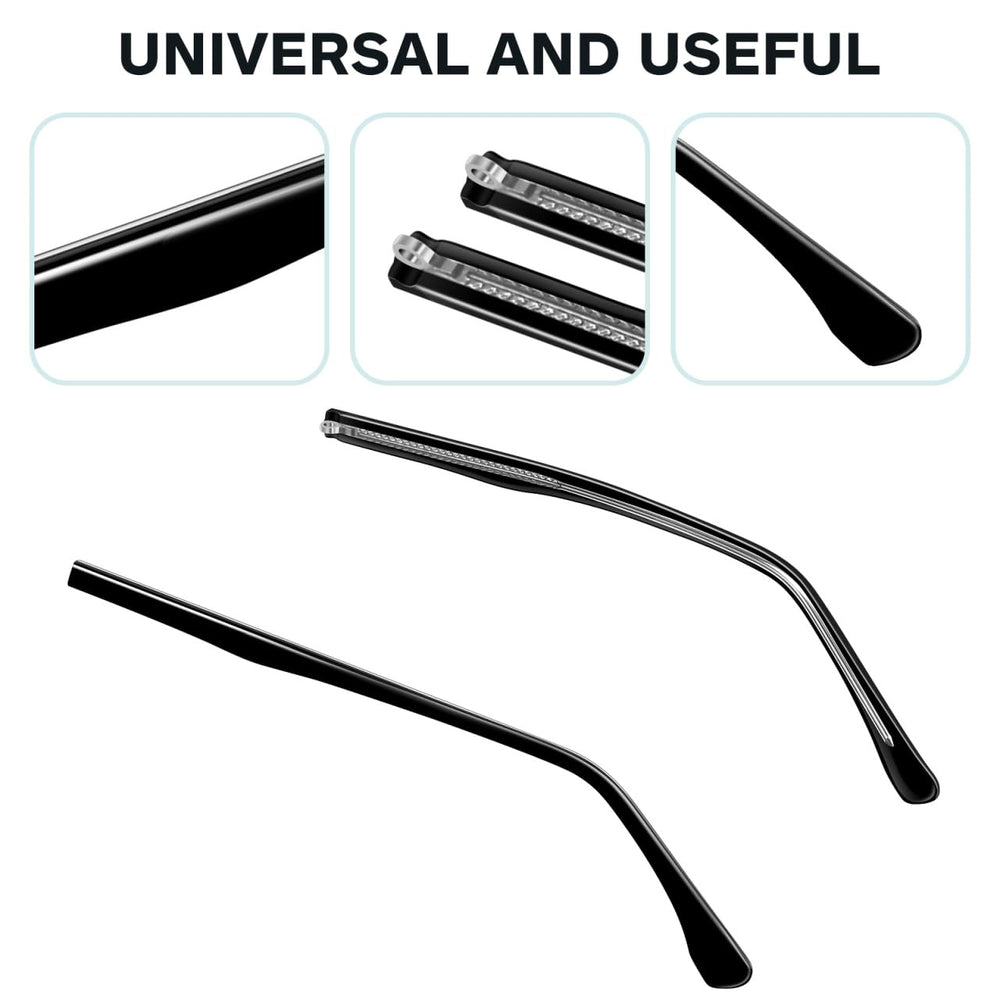 MAGICLULU replacement arm for eyeglasses - black metal temple arm - image 05