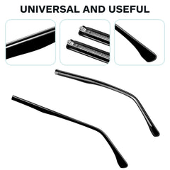 MAGICLULU replacement arm for eyeglasses - black metal temple arm - image 05