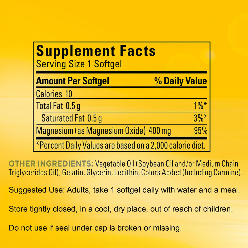 Graphic showing magnesium supports energy, nerves and muscles