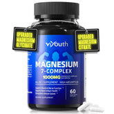 Front view of Magnesium 7 Complex capsules bottle