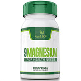 9-Form Magnesium Complex bottle showing 60 capsules