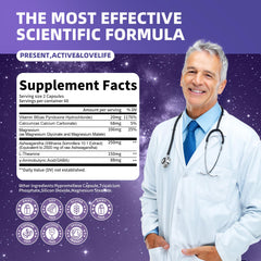 Close-up of bottle label and dosage information