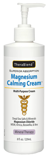 Front view of Magnesium Calming Cream 8 oz jar