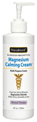 Front view of Magnesium Calming Cream 8 oz jar