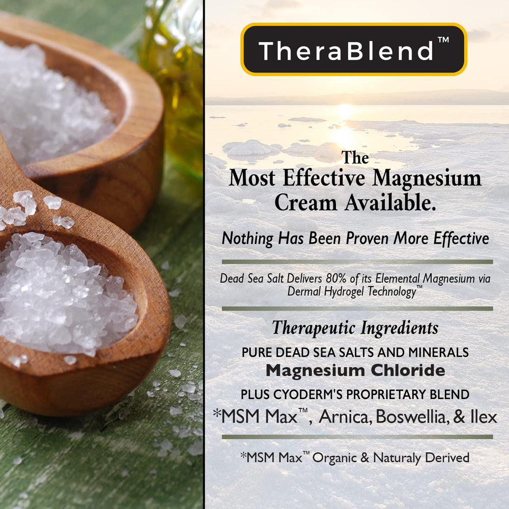 Close-up of cream texture from Magnesium Calming Cream 8 oz