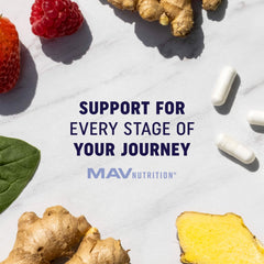 Branding and label of MAV Calm Gummies for Kids