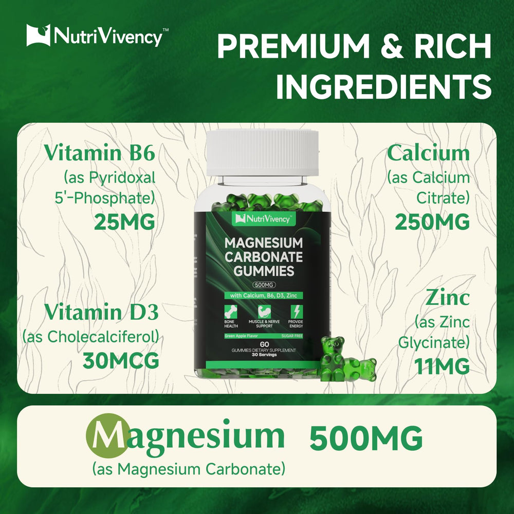 Illustration of magnesium supporting muscles and nerves