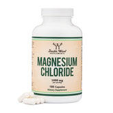 Double Wood Magnesium Chloride bottle - 180 capsules with 1000mg per serving