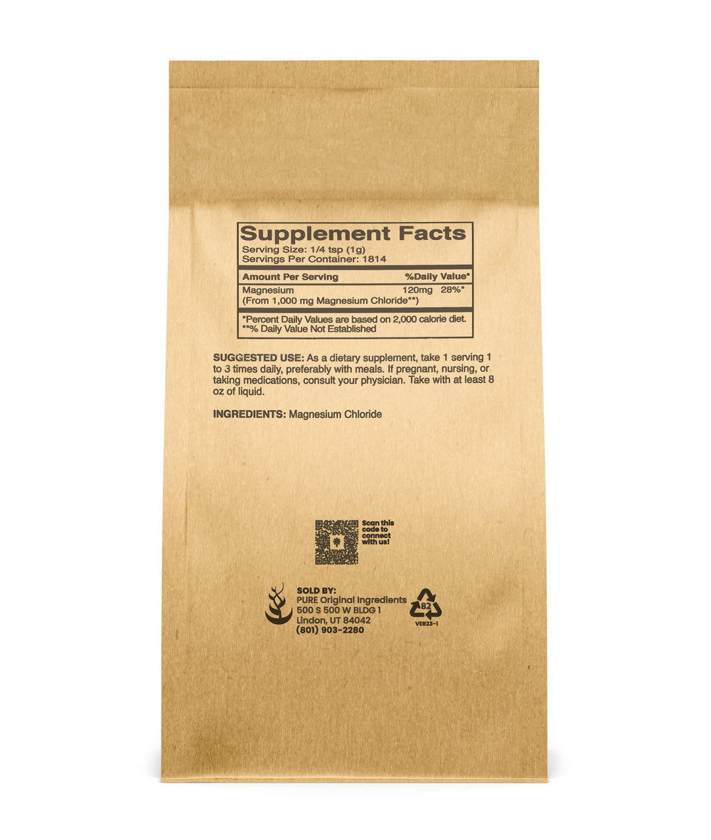 Crystal powder form of magnesium chloride