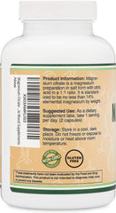 Gluten-free badge on Magnesium Citrate 800mg packaging