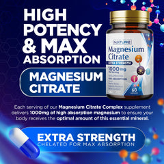 High-potency magnesium complex for heart, muscle, nerve, and bone health