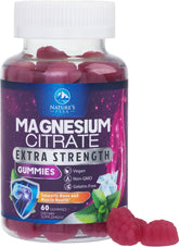 Magnesium citrate gummies bottle front