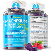 Magnesium Citrate Gummies 500mg for Women and Men