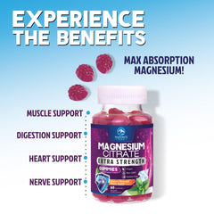 Kids taking magnesium citrate gummies