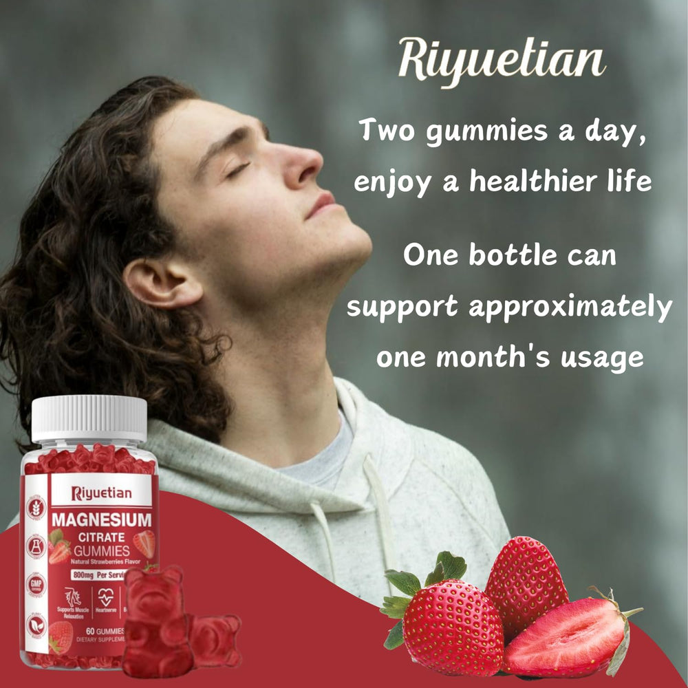 GMP-certified and third-party tested magnesium citrate gummies