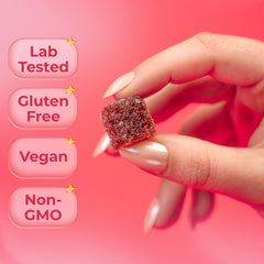 Magnesium citrate gummies bottle for kids