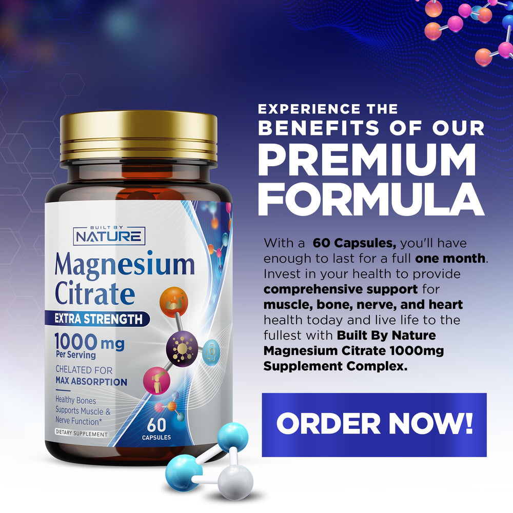 US-made magnesium citrate bottle packaging