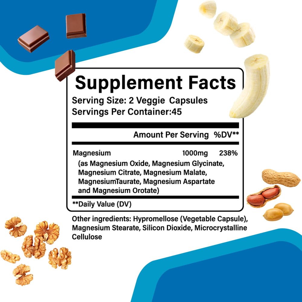 Non-GMO, gluten-free magnesium supplement produced in a GMP certified facility