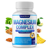 Bottle of Magnesium Complex 7-Elemental 1000mg capsules showcasing 7 magnesium forms