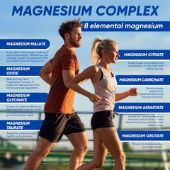 Bioavailable magnesium forms for energy and absorption