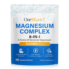 Hero shot of Magnesium Complex 8-in-1 vegan capsules