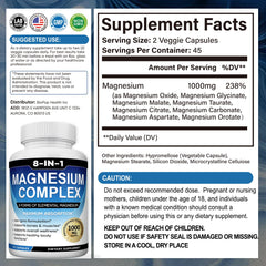 Magnesium Complex designed for women's health: sleep, muscle and bone support