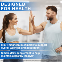 Diagram of the 8 magnesium forms included