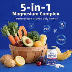 Vitamin B6 included in magnesium complex