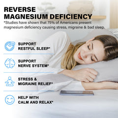 Bottle of 120 vegan magnesium capsules
