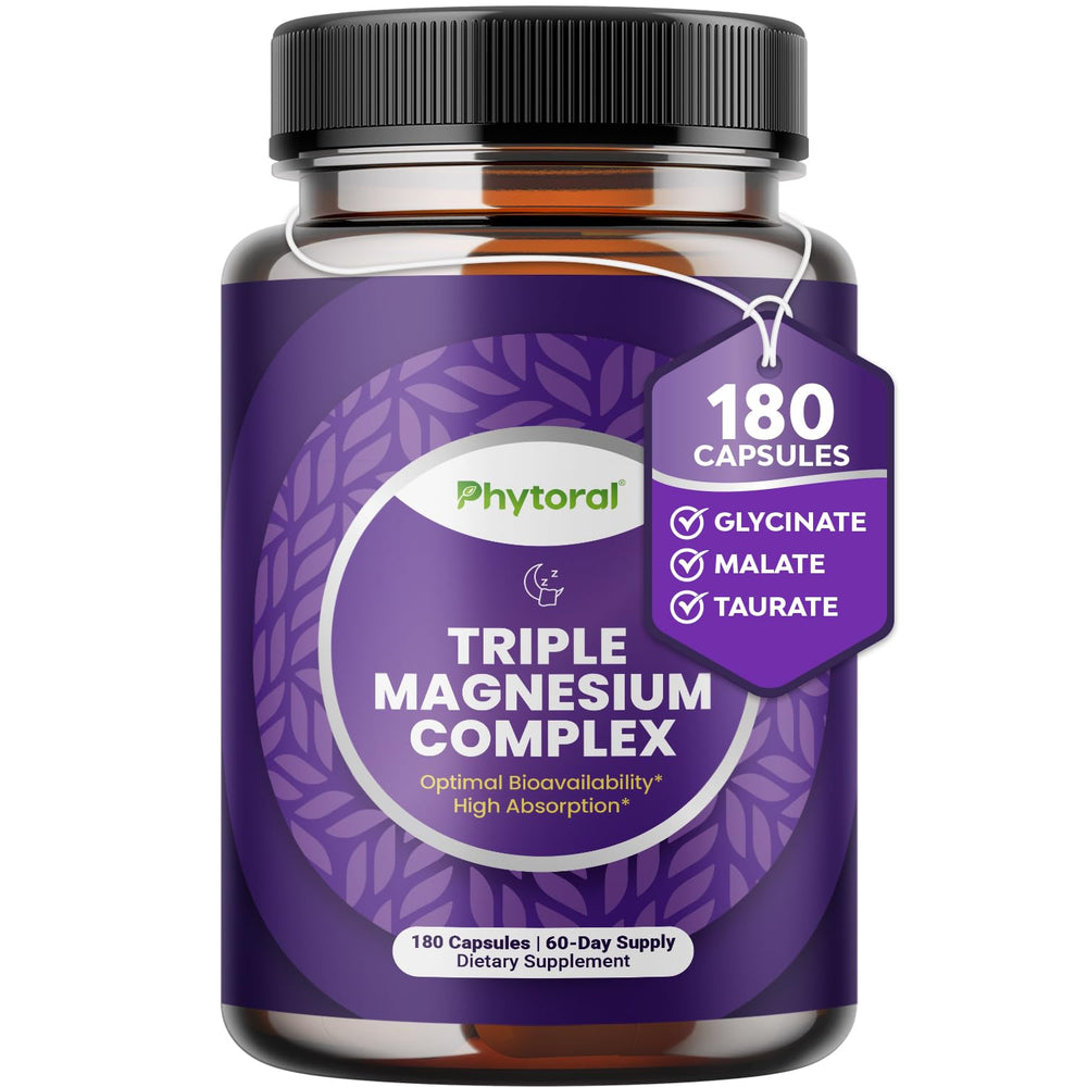 Magnesium Complex Capsules bottle label showing 400 mg per serving