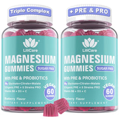 Magnesium Complex Gummies bottle 400 mg with 120 count