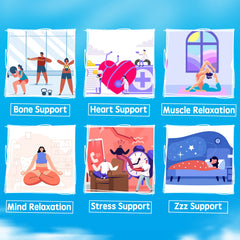 Gummy bottle with nighttime mood support graphic