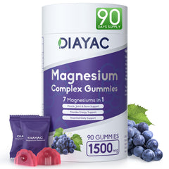 Magnesium Complex Gummies bottle front label showing 90 count