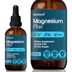 Magnesium Complex Plus Liquid Drops bottle with 2 fl oz label
